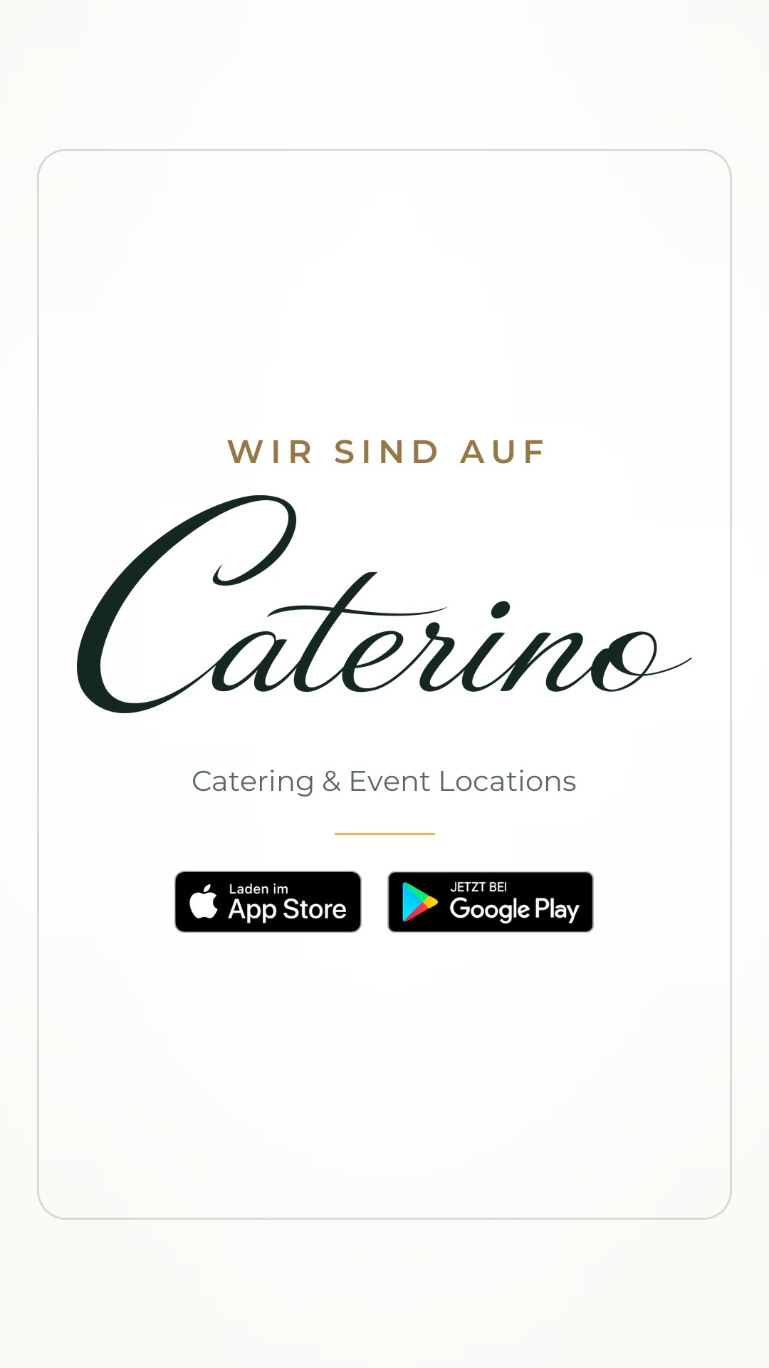 Instagram-Post: Wir sind auf Caterino